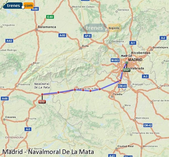 Tren Madrid Navalmoral de la Mata