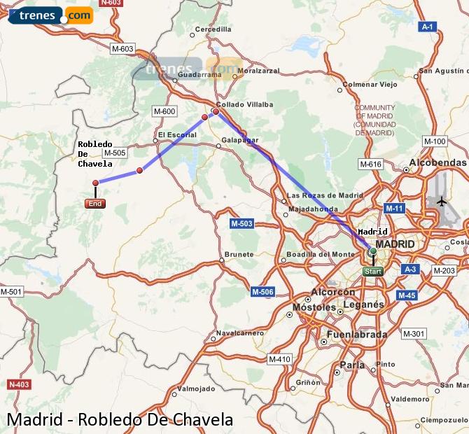 Tren Madrid Robledo de Chávela