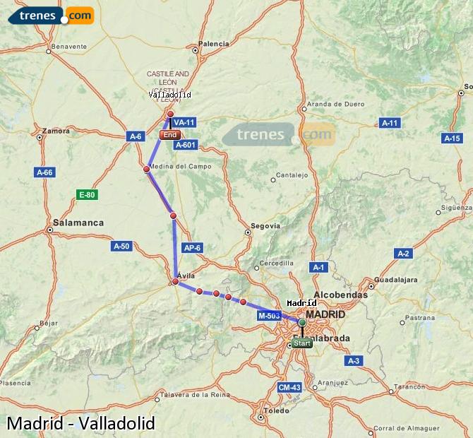 Treno Madrid Valladolid