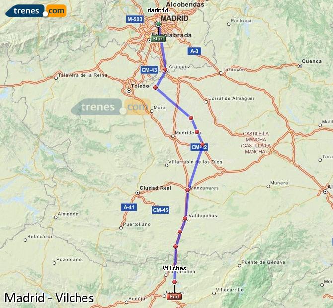 Trenes Madrid Vilches