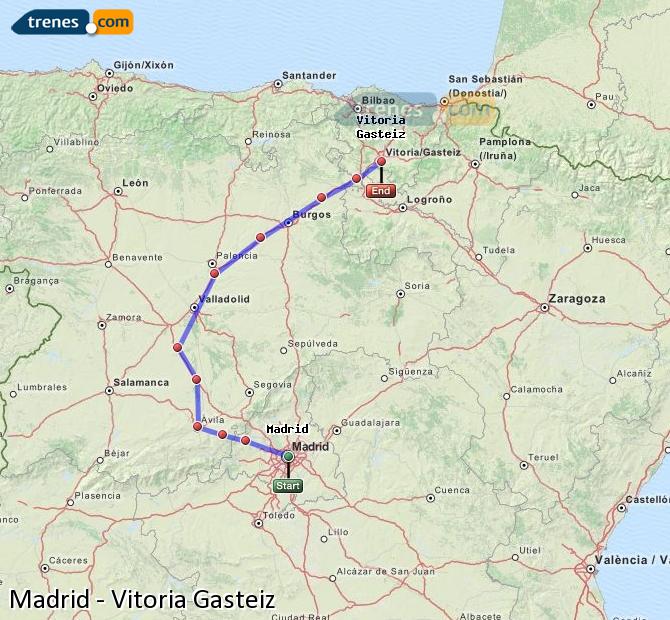 Tren Madrid Vitoria – Gasteiz