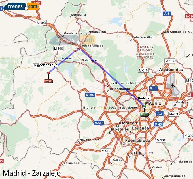 Tren Madrid Zarzalejo