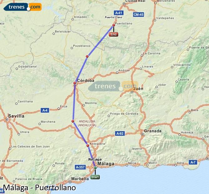 Tren Málaga-María Zambrano Puertollano