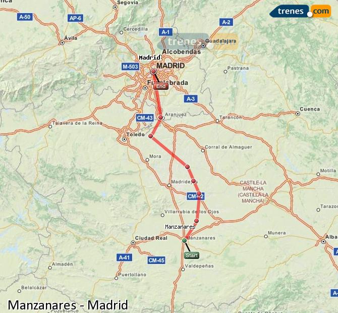 Tren Manzanares Madrid