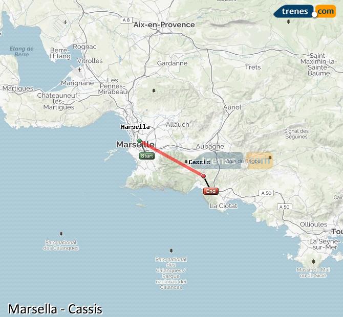 Tren Marseille St-Charles (Marsella) Cassis