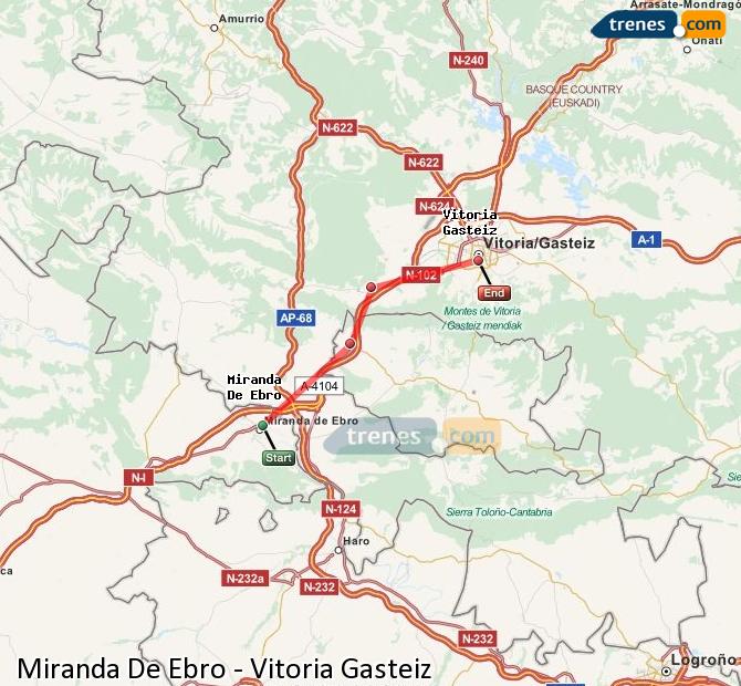 Tren Miranda de Ebro Vitoria – Gasteiz