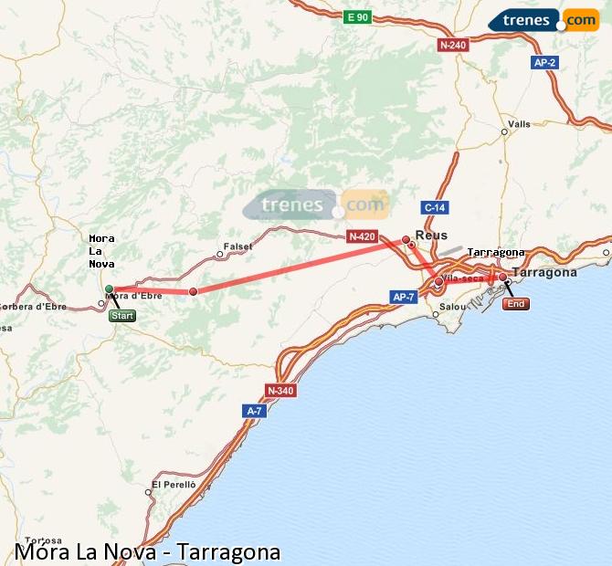 Tren Mora la Nova Tarragona