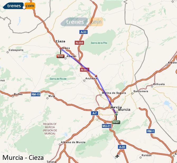 Tren Murcia Cieza