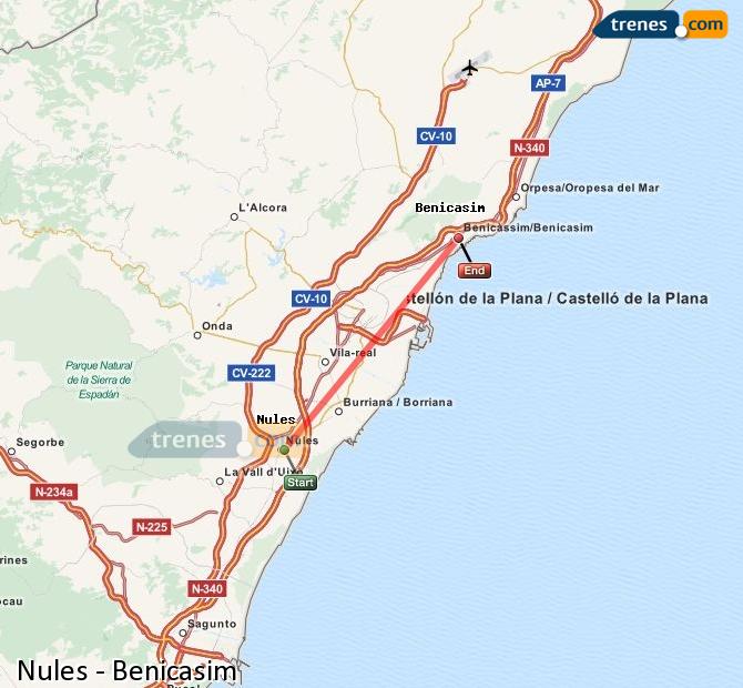 Tren Nules-La Vilavella Benicàssim (Benicasim)
