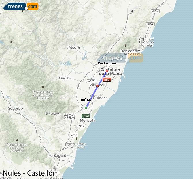 Tren Nules-La Vilavella Castellón de la Plana