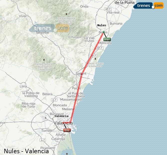 Tren Nules-La Vilavella Valencia