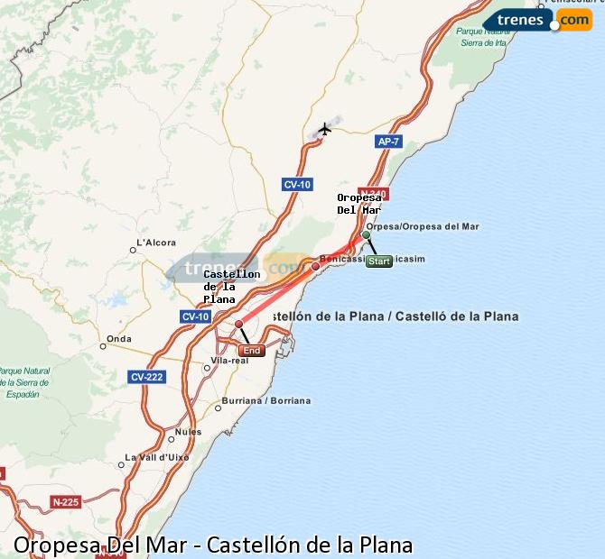Tren Orpesa (Oropesa del Mar) Castellón de la Plana