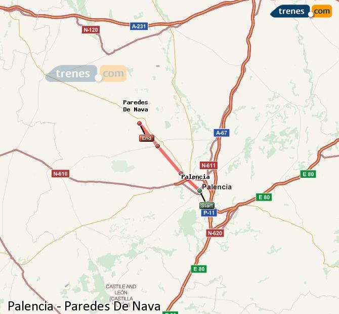 Tren Palencia Paredes de Nava