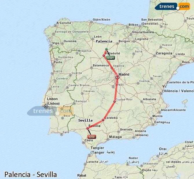 Tren Palencia Sevilla Santa Justa