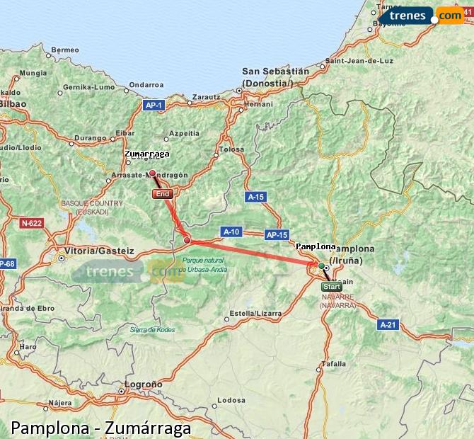 Tren Pamplona/Iruña Zumárraga