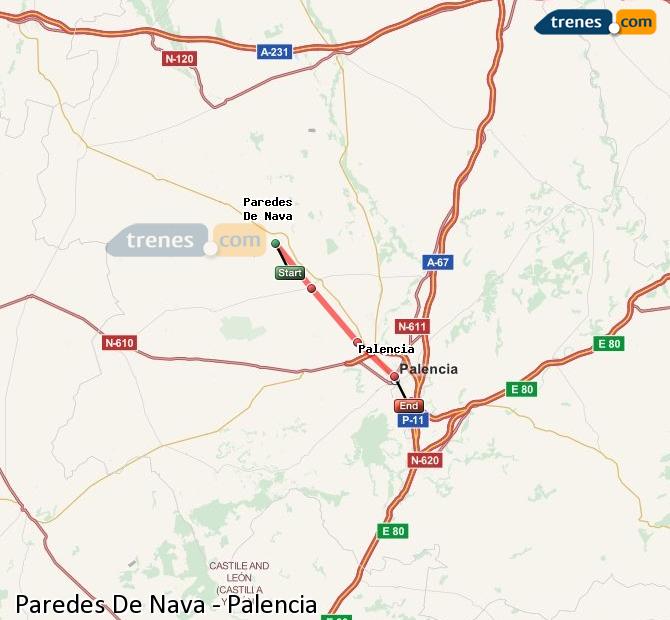 Tren Paredes de Nava Palencia