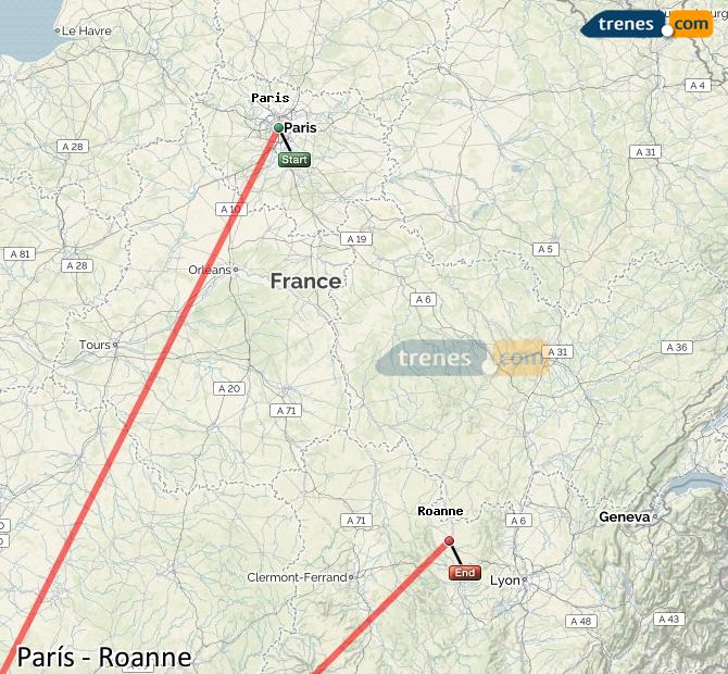 Train Paris Roanne