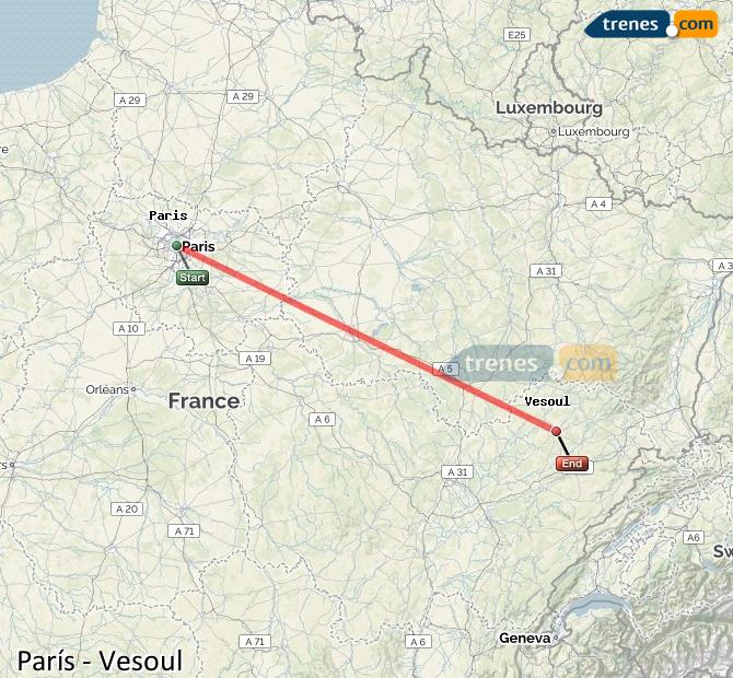 Train Paris Vesoul