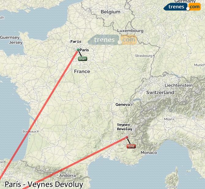 Train Paris Veynes—Dévoluy