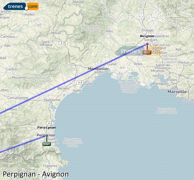 Train Perpignan Avignon (Aviñón)