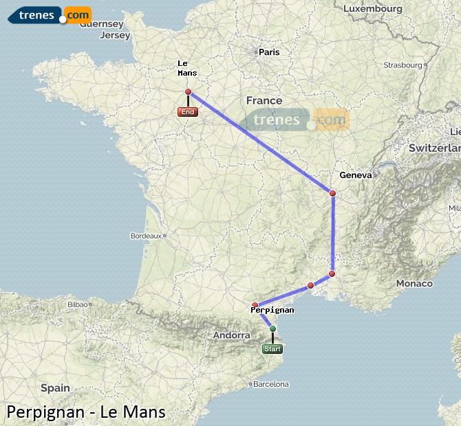 Train Perpignan Le Mans
