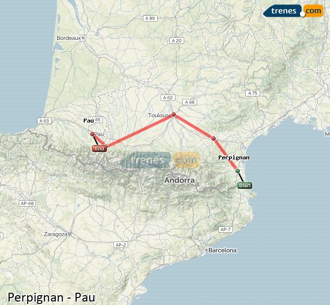 Train Perpignan Pau
