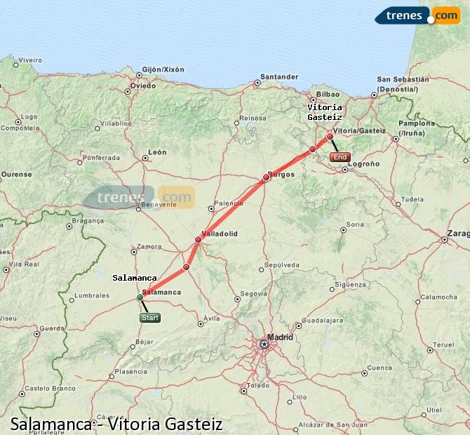 Tren Salamanca Vitoria – Gasteiz