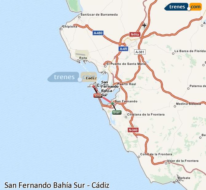 Tren San Fernando-Bahía Sur Cádiz