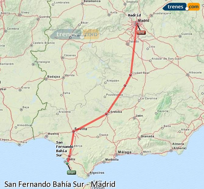 Tren San Fernando-Bahía Sur Madrid