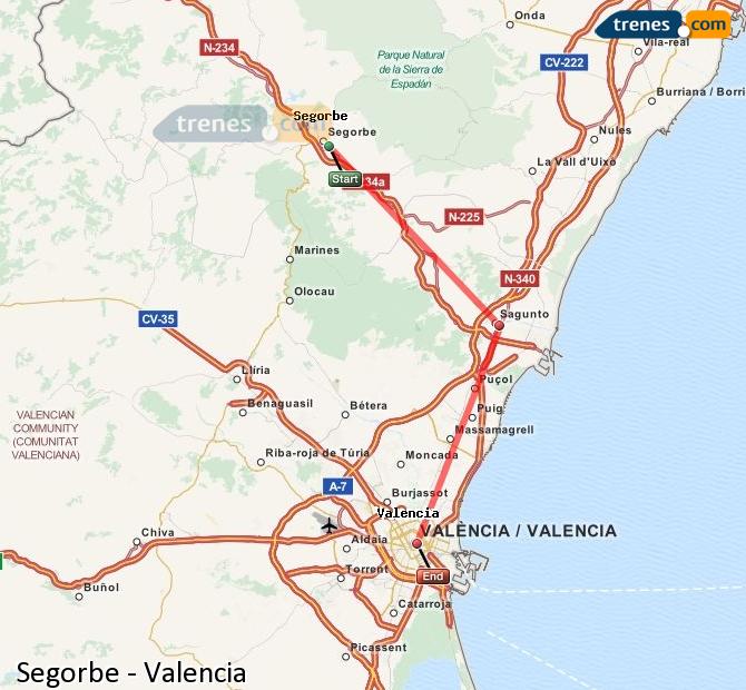 Tren Segorbe-Ciudad Valencia