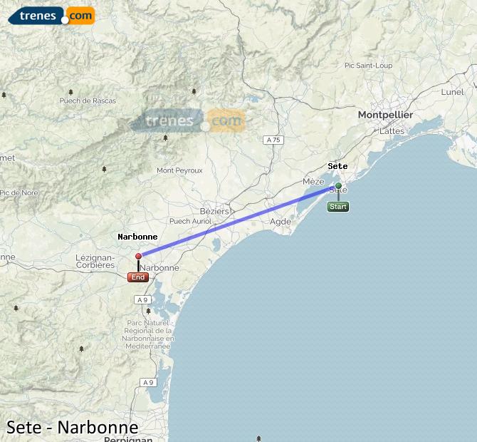 Train Sète Narbonne (Narbona)
