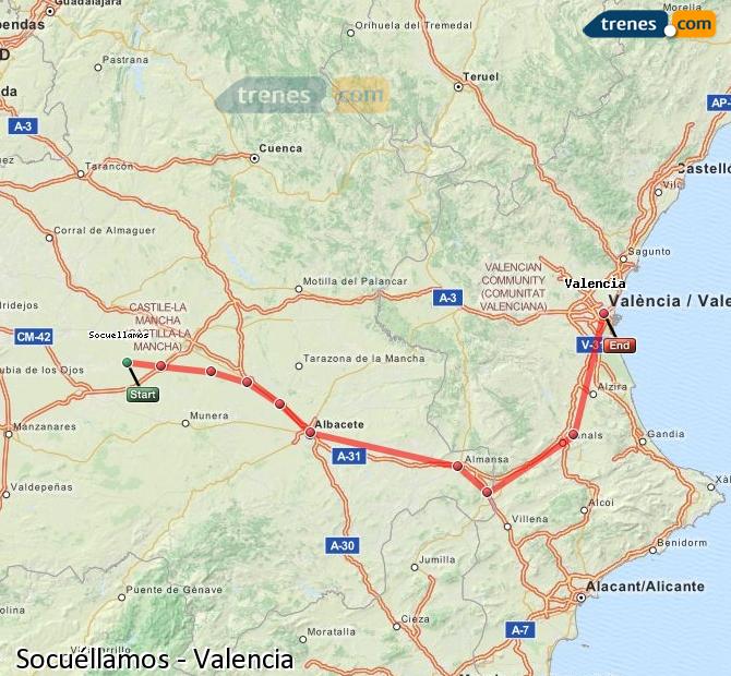 Tren Socuellamos Valencia