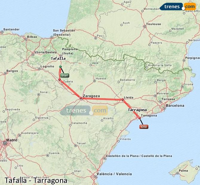 Tren Tafalla Tarragona