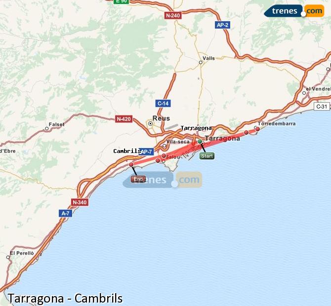 Tren Tarragona Cambrils