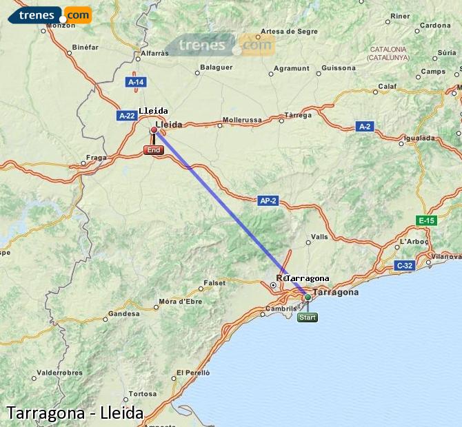 Trenes Tarragona Lleida