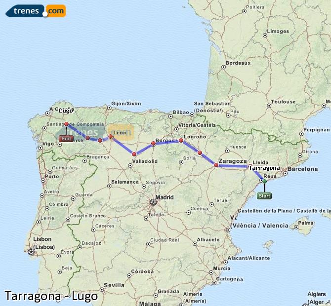 Tren Tarragona Lugo