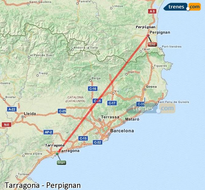 Tren Tarragona Perpignan