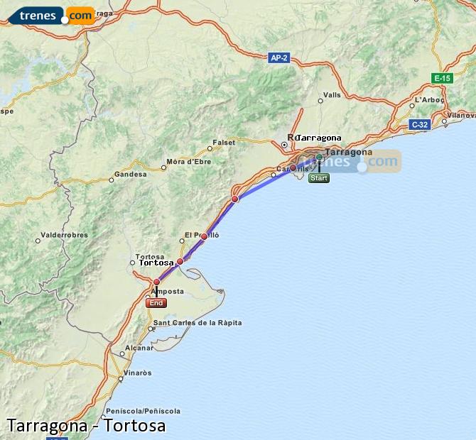 Tren Tarragona L'Aldea-Amposta-Tortosa