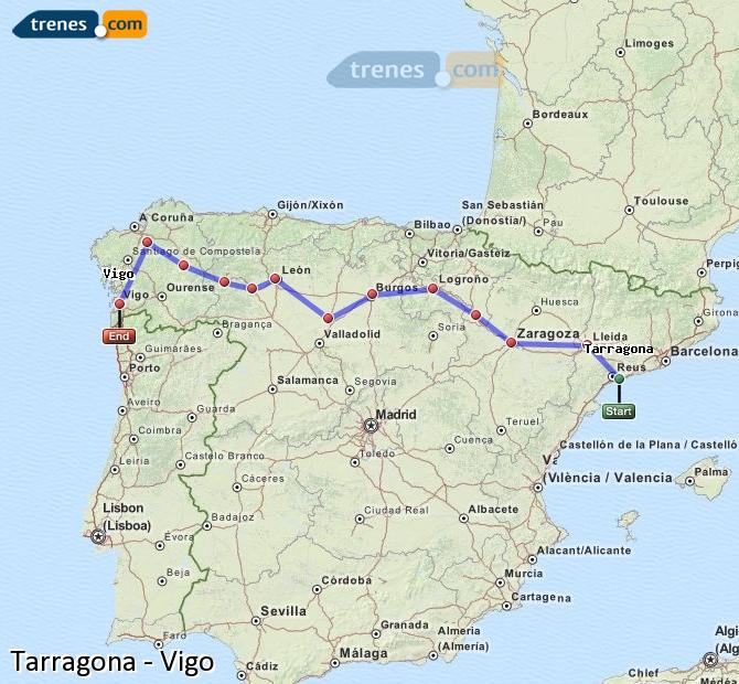 Tren Tarragona Vigo Guixar