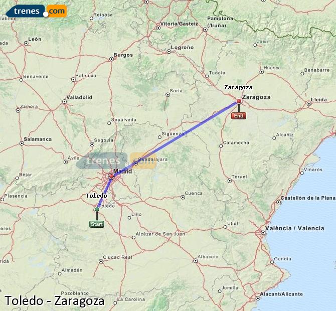 Tren Toledo Zaragoza Delicias