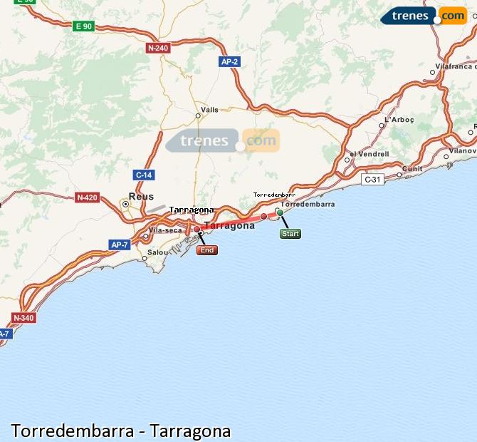 Tren Torredembarra Tarragona