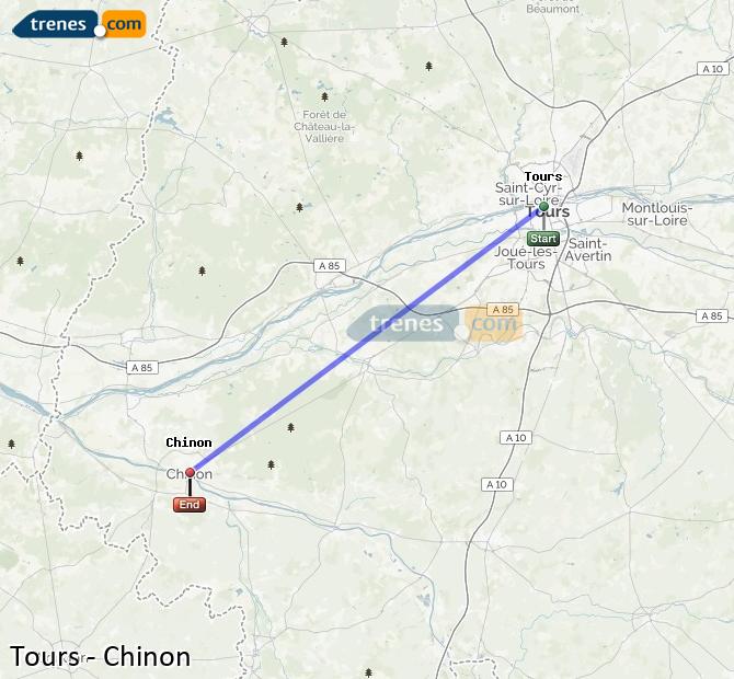 Trains Tours Chinon conomiques Billets Partir De 9 90 Trenes