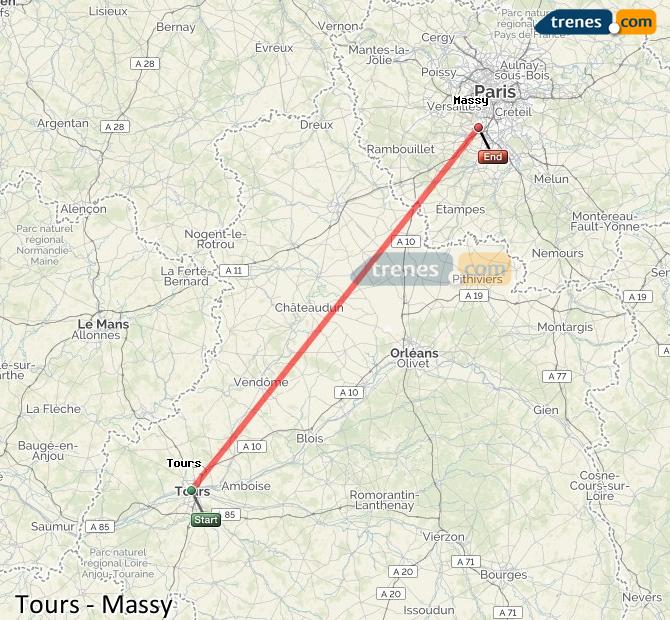 Train Tours Massy TGV