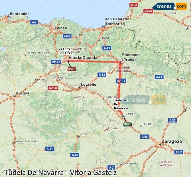 Tren Tudela de Navarra Vitoria – Gasteiz