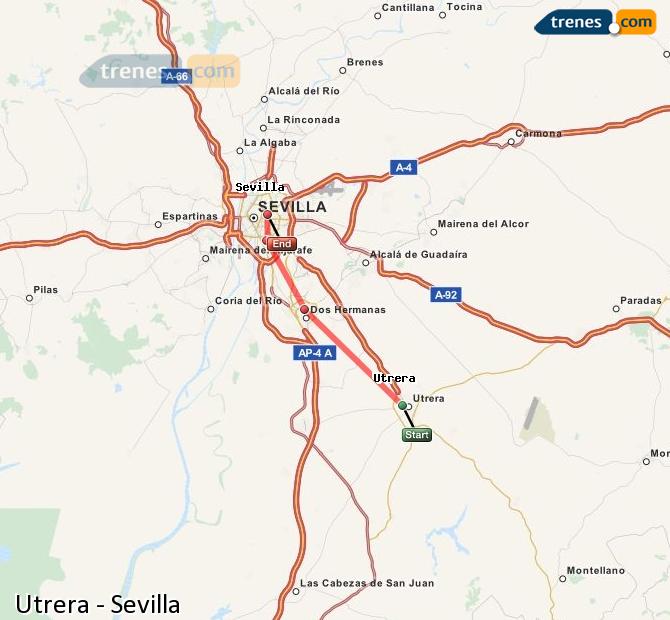 Tren Utrera Sevilla Santa Justa