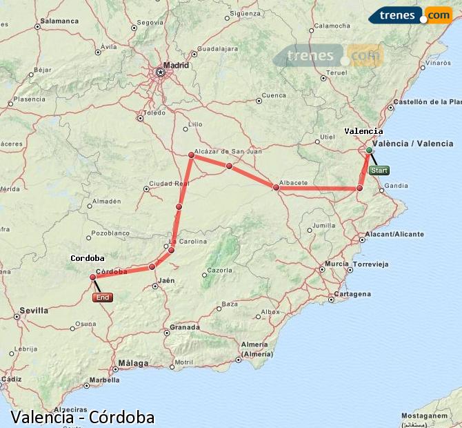 Tren Valencia Cordoba