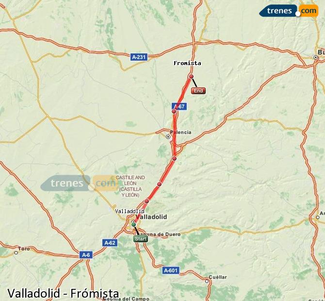 Tren Valladolid Fromista