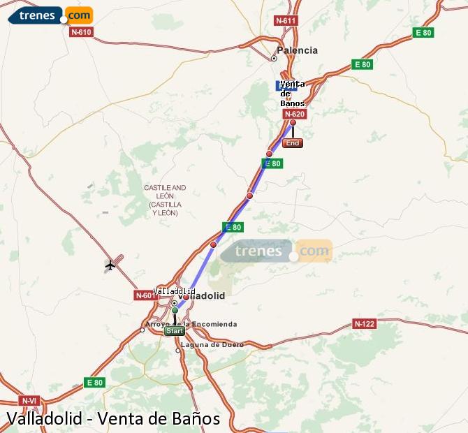 Tren Valladolid Venta de Baños