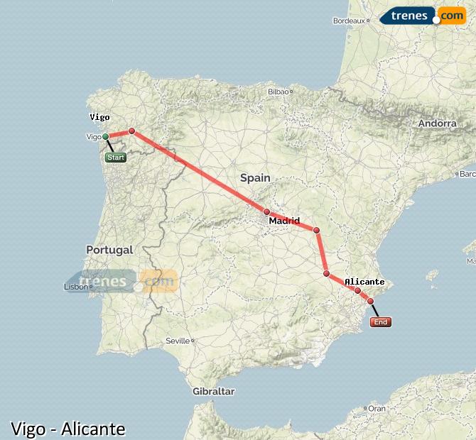 Tren Vigo Guixar Alicante / Alacant
