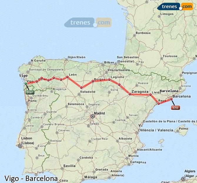 Galiza: Mapa da Renfe coloca cidade de Vigo… em Portugal! - Rádio